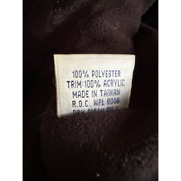 Jennifer Moore Womens Faux Fur Trim Hat Black One Size - Picture 6 of 6